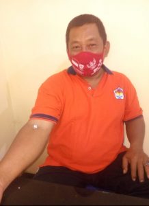 Donor Darah Digelar di Balai Desa Kedungsumber Balongpanggang Miinimalkan Resiko Penyebaran Covid