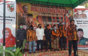DPD Pemuda Pancasila Gresik Gelar Deklarasi Dukung Kemenangan Paslon NIAT di Pilbup