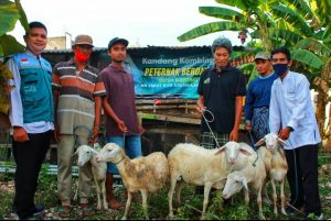 Nurul Hayat (NH) Zakatkita Gresik – Lamongan, Kembangkan Breeding Kambing di Desa Berdaya