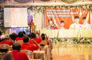 PDIP Latih Tim Kampanye Pemenangan Paslon Eri-Armuji pada Pilkada Surabaya