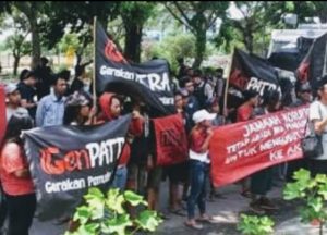 GenPATRA Geruduk Dispendik Tuntut Sekolah Segera Dibuka Kembali