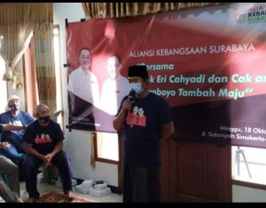 Paslon Er-Ji Mendapat Dukungan Penuh dari Aliansi Kebangsaan Surabaya