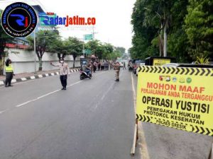 Polres Gresik Gencar Melaksanakan OPS Yustis Peningkatan Disiplin dan Penegak Hukum Prokes