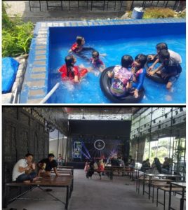 Kopi Panggang Cafe Bernuansa Wedding dan Wahana Air