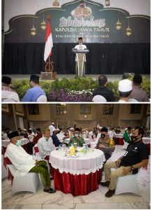 Kapolda Jatim Gelar Silaturahim Bersama Kyai Khos se-Jatim di Gedung Mahameru Mapolda Jawa Timur