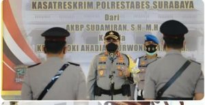 Kapolrestabes Surabaya Pimpin Upacara Sertijab Kasat Reskrim Baru