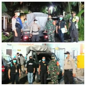 Pengawalan Kotak Suara Pilwalkot Bersama Babinkamtibmas Dukuh Pakis
