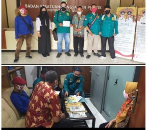 Datangi Bakesbangpol, DPD PJI- Demokrasi Jawa Timur ( DPD PJI- Demokrasi JATIM ) Serahkan Berkas Legalitas