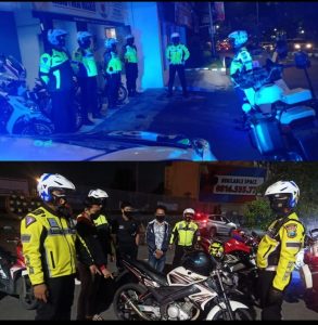 Satlantas Polres Gresik Gelar Razia Knalpot Brong dan Balap Liar Menjelang Tahun Baru 2021