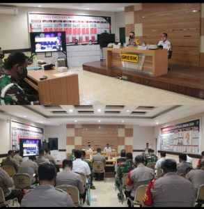 Kapolres Gresik Pimpin Rakor Kesiapan Pengamanan Malam Tahun Baru 2021