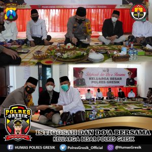 Polres Gresik Gelar Istighosah Dan Doa Bersama di Mako Baru