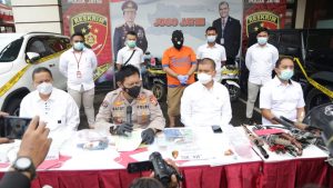 Calo Tanah Dibekuk Ditreskrimum Polda Jatim Karena Tipu Warga Sidoarjo