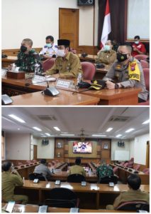 Kapolres Gresik Ikuti Rakor Zoom Meeting Bersama Gubernur Jatim di Awal PPKM