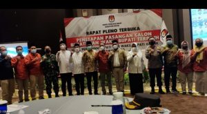 KPU Gelar Rapat Pleno Terbuka Tetapkan Paslon Bupati dan Wakil Bupati Terpilih Hasil Pilkada Gresik