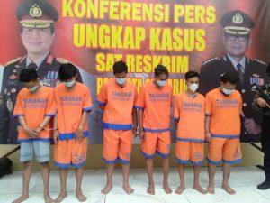 Tersangka Penganiayaan Dan Pengeroyokan Berhasil Diringkus Polresta Sidoarjo