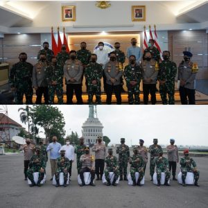 Komunikasi dan Sinergitas, Kapolda Jatim Jalin Silaturahmi Dengan Pangkoarmada II
