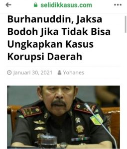 Statemen Jaksa Agung RI, Burhanudin Pantas Sebagai Cambuk Bagi Kejari Gresik