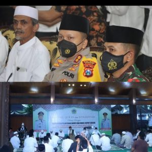 Kapolres Gresik Hadiri Pengukuhan DPW Petanesia Jatim Secara Virtual