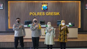 Kapolres Gresik Sambut Kunjungan Kerja Deputi Pelayanan Publik Kemenpan RB