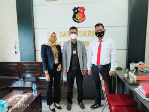 Ketua Lembaga KPK Nusantara dan LBH Peduli Hukum dan Ham Silaturrahmi Ke Kasatreskrim Polres Sumenep