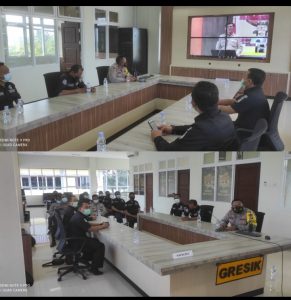 Polres Gresik Ikuti Bimtek Uji Konsekuensi Informasi Div Humas Polri