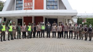 Dalam Peringatan Wafatnya Isa Al-Masih, Polres Gresik Tingkatkan Pengamanan Gereja maupun rumah Ibadah