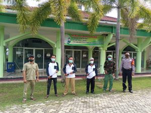 Penyemprotan Desinfektan di Tempat Ibadah Desa Kotakusuma.