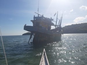 Perahu Cantrang Tangkap Ikan Secara Illegal, Diamankan di Perairan Laut Pulau Bawean