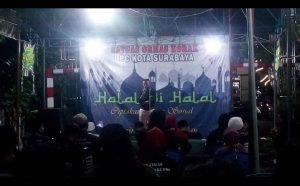 Satgas Komunitas Rakyat Anti Korupsi DPC Kota Surabaya  Gelar Acara Halal Bihalal