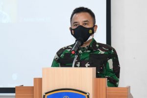 Danwingdiktek Hadiri Webinar Implementasi Penataan Wilayah Pertahanan dan Pengamanan Aset Tanah di Skadik 304