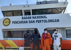 KN.SAR PERMADI 249 Sasar Lokasi KMN.Sumber Berkah Tenggelam