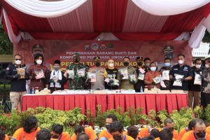 Operasi Tumpas Narkoba Semeru 2021, Polrestabes Surabaya Musnahkan 39 Kg Sabu dari 120 Tersangka