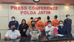 Sindikat Peredaran Narkoba Jaringan Internasional Ditangkap Ditresnarkoba Polda Jatim