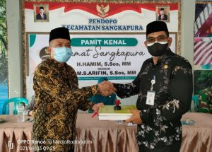 Pamit Kenal  Camat Sangkapura Digelar  di Pendopo Kecamatan Sangkapura