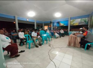 Forkopimcam Sangkapura Gelar Rapat Koordinasi, Persiapan Sambut Koarmada ll TNI AL Giat Serbuan Vaksin Dosis ll di Pulau Bawean