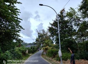 14 Unit Lampu PJU Mati, Terkesan Terabaikan di Jalan Raya Lingkar Bawean