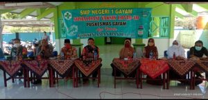 Jelang Giat Vaksinasi, SMPN-1 Gayam Gelar Sosialisasi