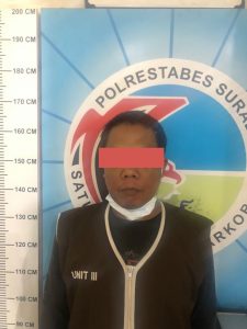 Satresnarkoba Polrestabes Surabaya Tangkap Kurir Sabu