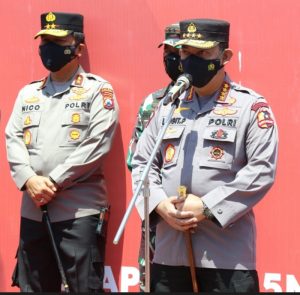 Tinjau Vaksinasi  Kapolri Minta Petugas Datangi Di Titik Tak Terjangkau