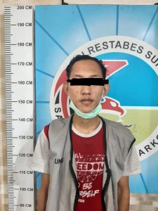Wow, Satresnarkoba Polrestabes Surabaya Amankan 21,16 Gram Sabu Dari Tersangka RK