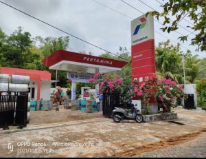 SPBU KOMPAK Jenis Pertalite Genjot Langit Biru di Pulau Bawean