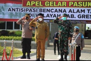 Uapaya Pencegahan dan Kesiapsiagaan, Polres Gresik  Gelar Apel Pasukan