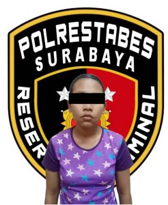 Satreskrim Polrestabes Surabaya Tangkap Pelaku Pembunuh Anak Kandung Sendiri