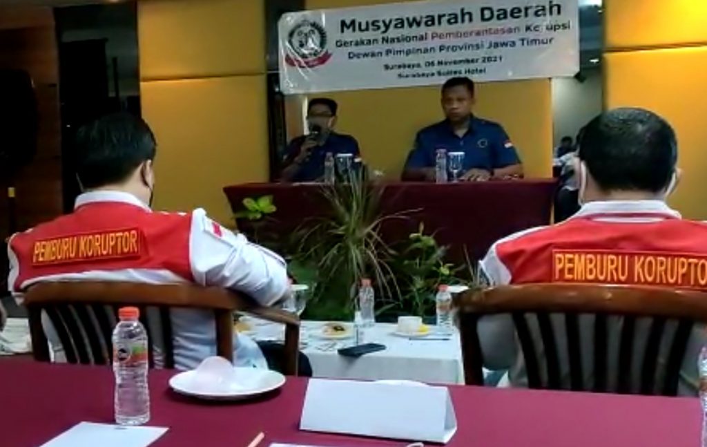 Tancap Gas Berantas Korupsi, Pelantikan Pengurus GNPK Jatim