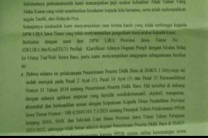 SMKN 1 Driyorejo Diduga Ada Pungli dengan Modus Infaq, Kejari Gresik Mesti Periksa