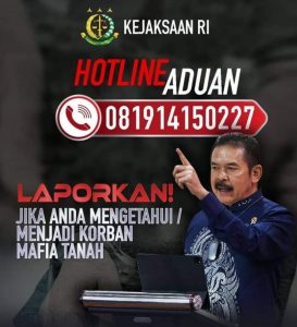 Kejagung Buka Hotline Pengaduan, lnstruksikan Operasi Intelijen Berantas Mafia Tanah dan Pelabuhan