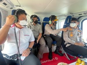 Kapolda Jatim Lakukan Pantauan Udara Kondisi Semeru
