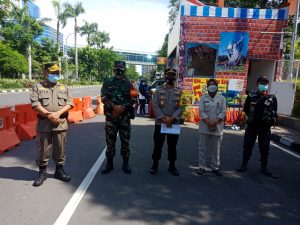 Persiapan Pengamanan Nataru, Polsek Mulyorejo Dirikan Pos PAM dan Apel Tiga Pilar