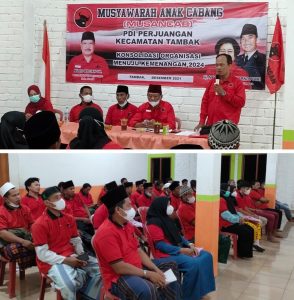 PDI Perjuangan Gelar Musancab di Tambak, Targetkan Kemenangan dalam Pesta Demokrasi 2024
