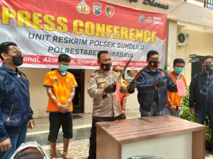 Curi Motor Scopy, Tiga Pelaku Curat Ditangkap Polsek Sukolilo